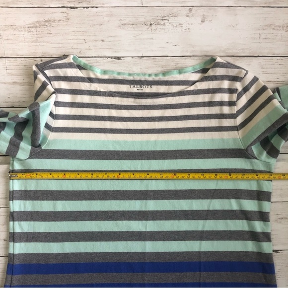 Talbots Women’s Striped Sweater Size Mp (Petite) - Picture 6 of 11